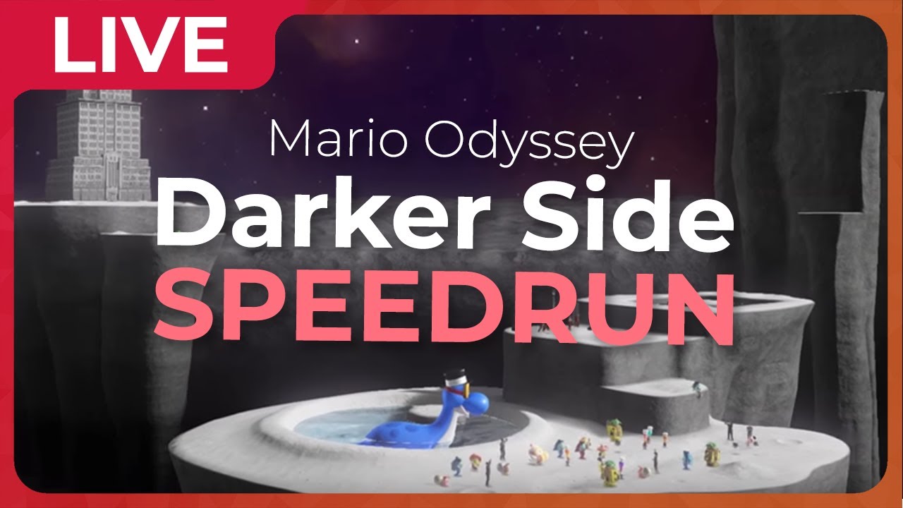 Mario Odyssey Darker Side Speedruns for 3:09!! ⭐😎