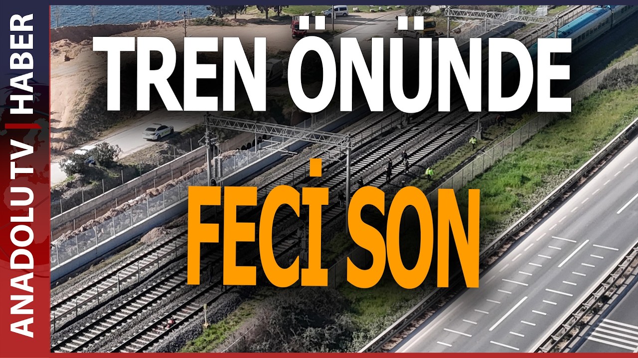 YÜKSEK HIZLI TRENİN ÇARPTIĞI KİŞİ HAYATINI YİTİRDİ
