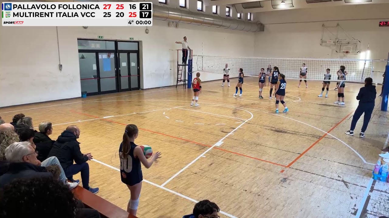 🔴 LIVE Under 14/f: Pallavolo Follonica vs MULTIRENT ITALIA VCC