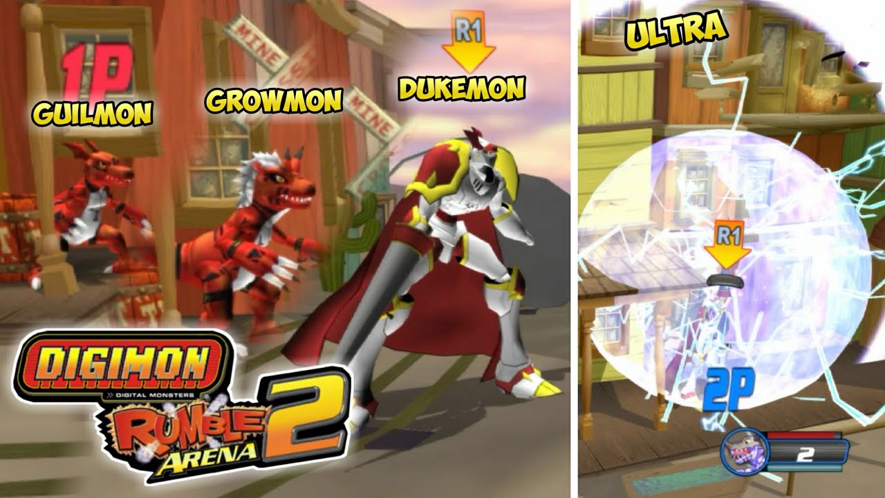 Evolusi Dan Ultra Semua Karakter - Digimon Rumble Arena 2