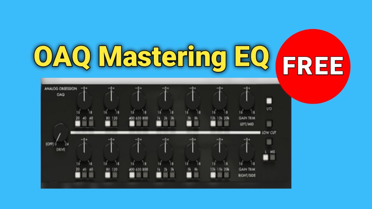 Analog Obsession - OAQ Mastering Equalizer v4 | Demo On A Mix