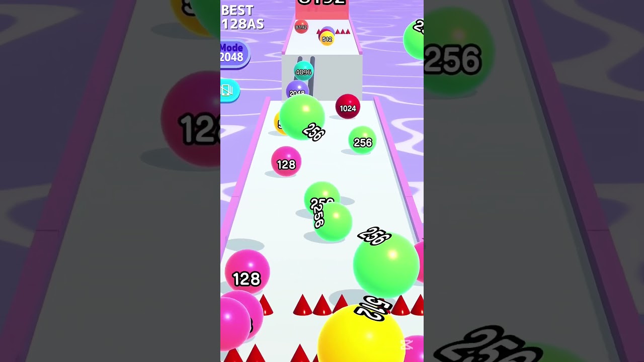Ball Run 2048 🏆 Infinity Mode New Update Gameplay