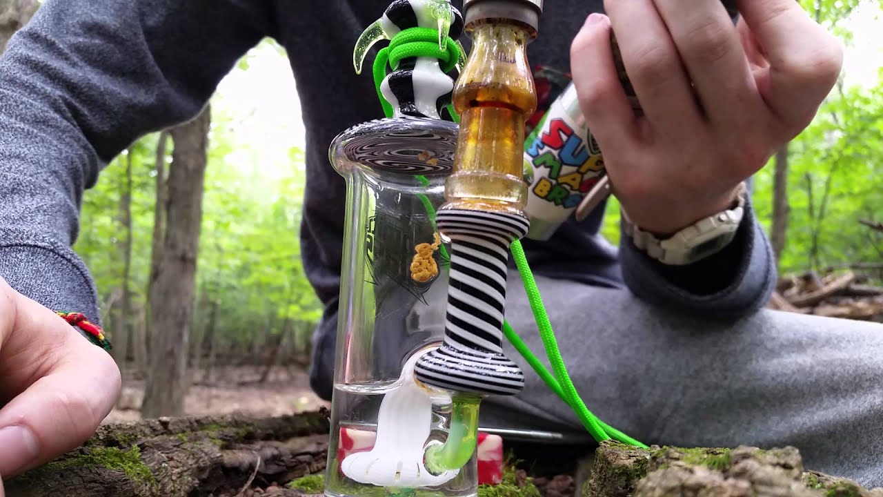 Fatty dab in the woods