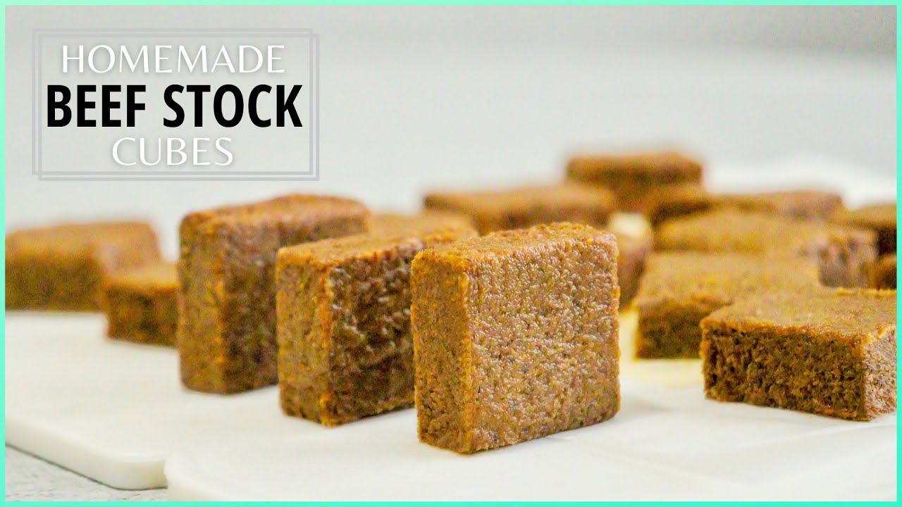 HOMEMADE BEEF STOCK CUBES | How to Make Bouillon Cubes | Dado di Carne Fatto in Casa