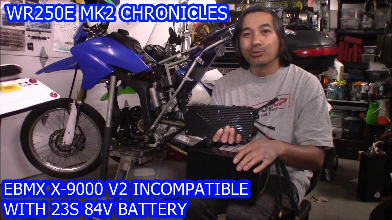 WR250E Chronicles - EBMX X-9000 V2 Несовместим с батареями 84 В 23S