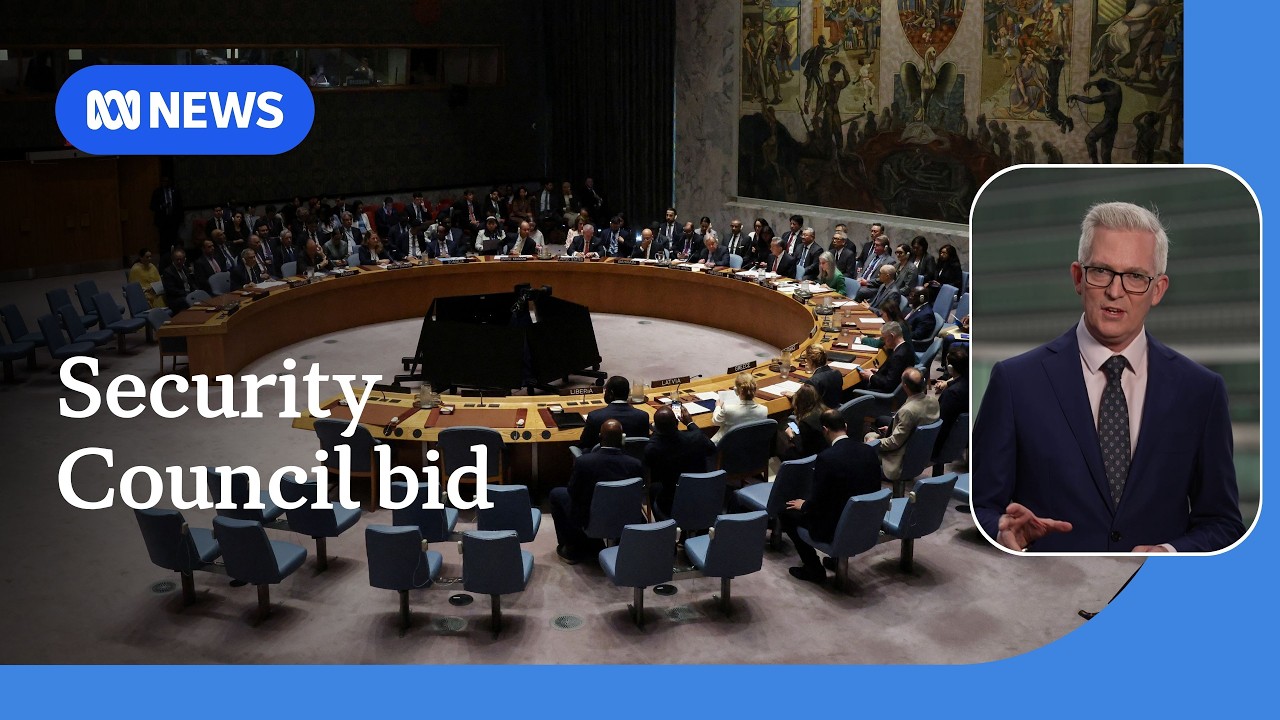 Australia launches campaign for two-year seat at the UN Security Council | ABC NEWS