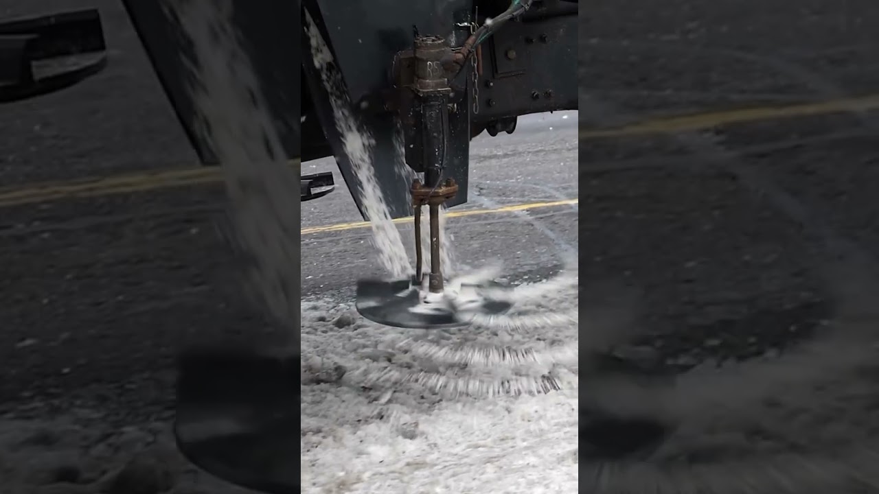 🚛 Winter Maintenance Made Easy ❄️ #WinterMaintenance #SaltTrucks #DPW #SaltingRoads #WinterJobs