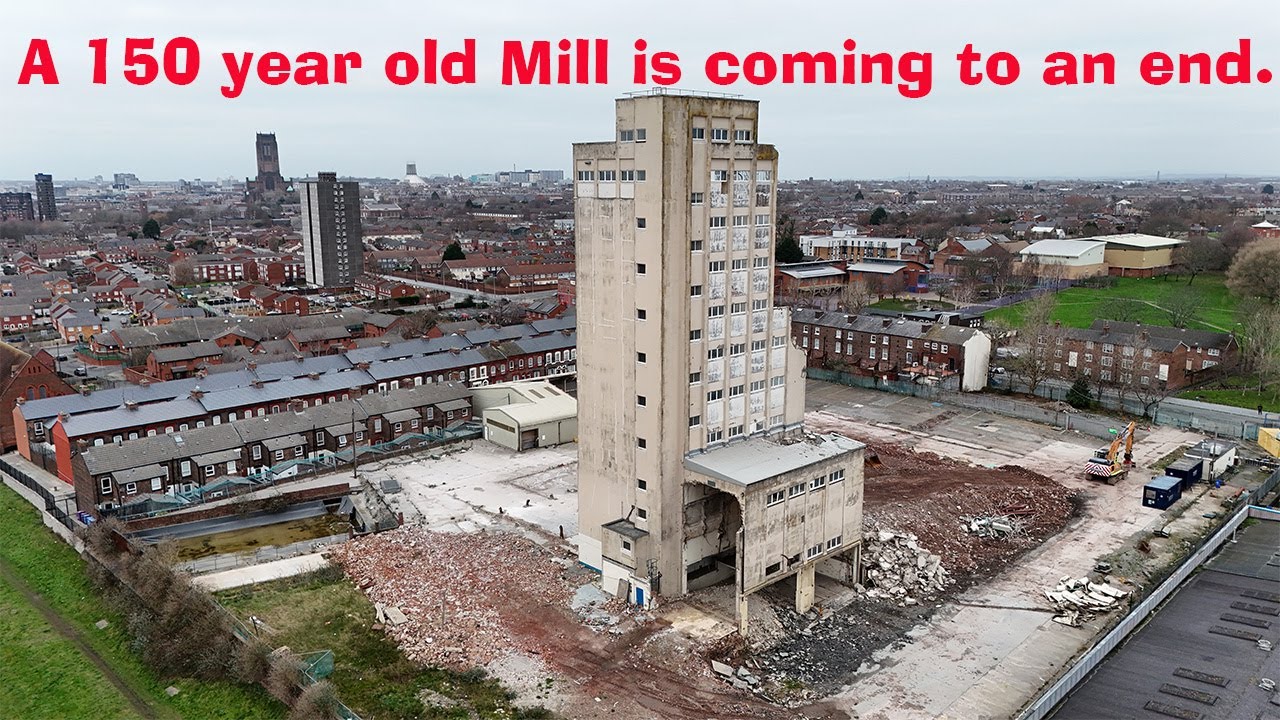Wilson Flour Mill, Dingle. Half Demolished