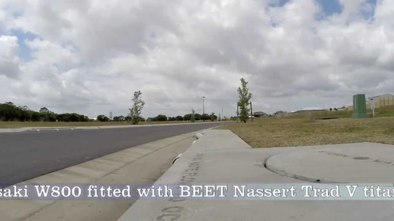 Kawasaki W800 Beet exhaust sound