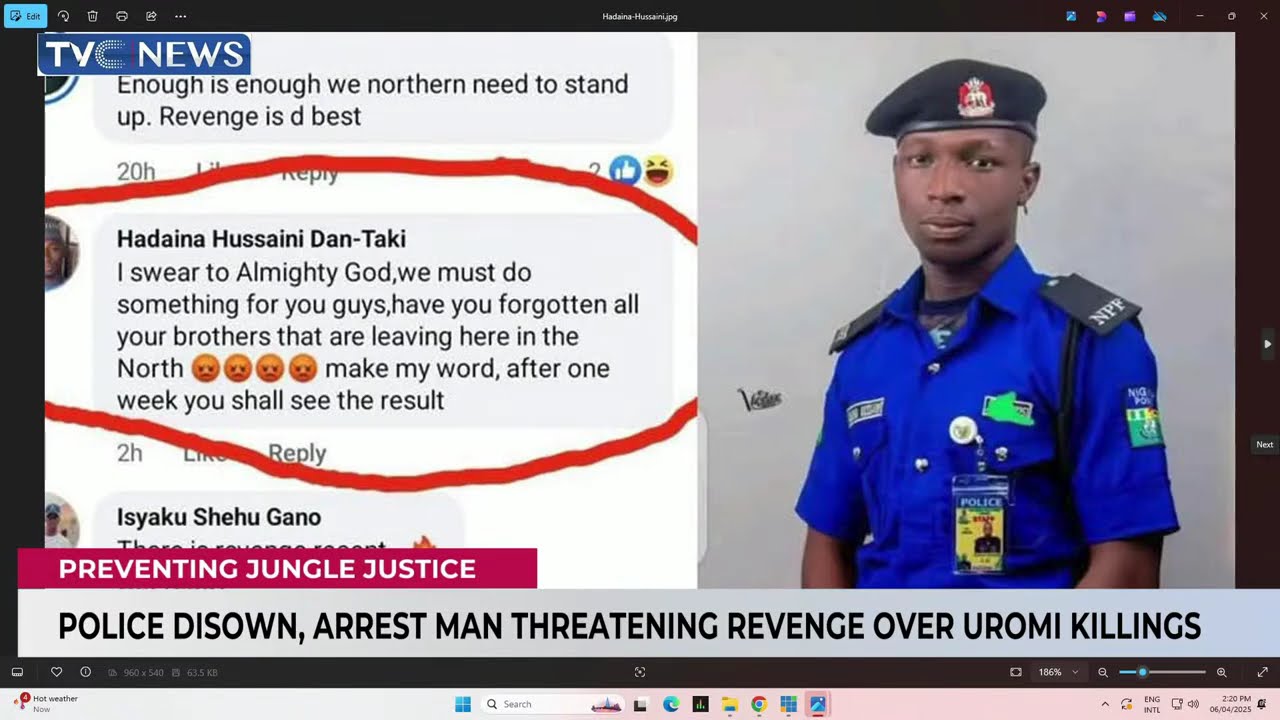 Police Disown, Arrest Man Threatening Revenge Over Uromi Killings | Journalists' Hangout