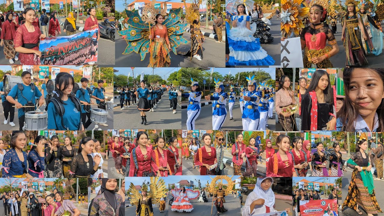 CANTIK SE JEPARA!!!KARNAVAL SMK NEGERI 3 JEPARA DALAM RANGKA HUT RI KE 79 TERBARU