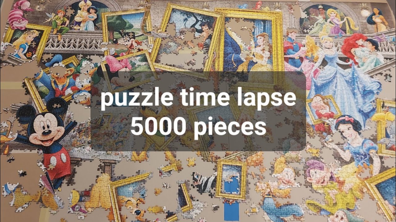 Puzzle Time Lapse 5000 pieces, Ravensburger, Disney