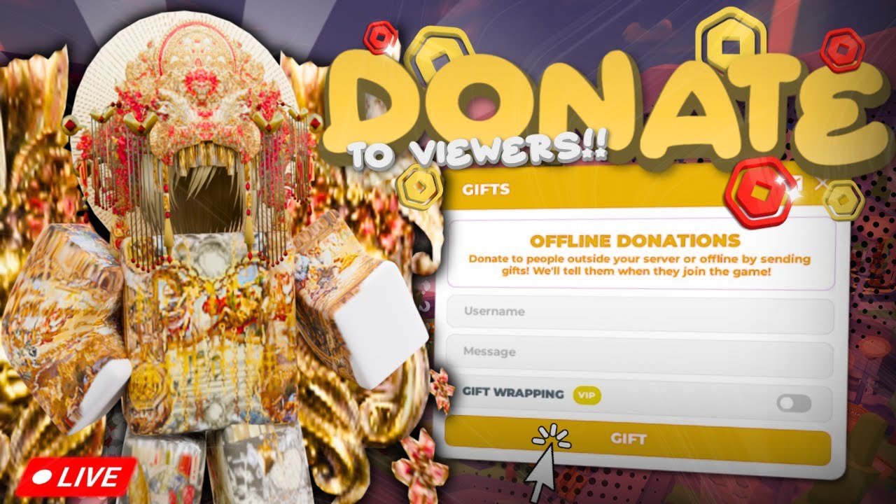 🔴 PLS DONATE GIVEAWAY LIVE! | DONATING AND GIVEAWAY ROBUX TO VIEWERS! TTS ON ! (ROBLOX)
