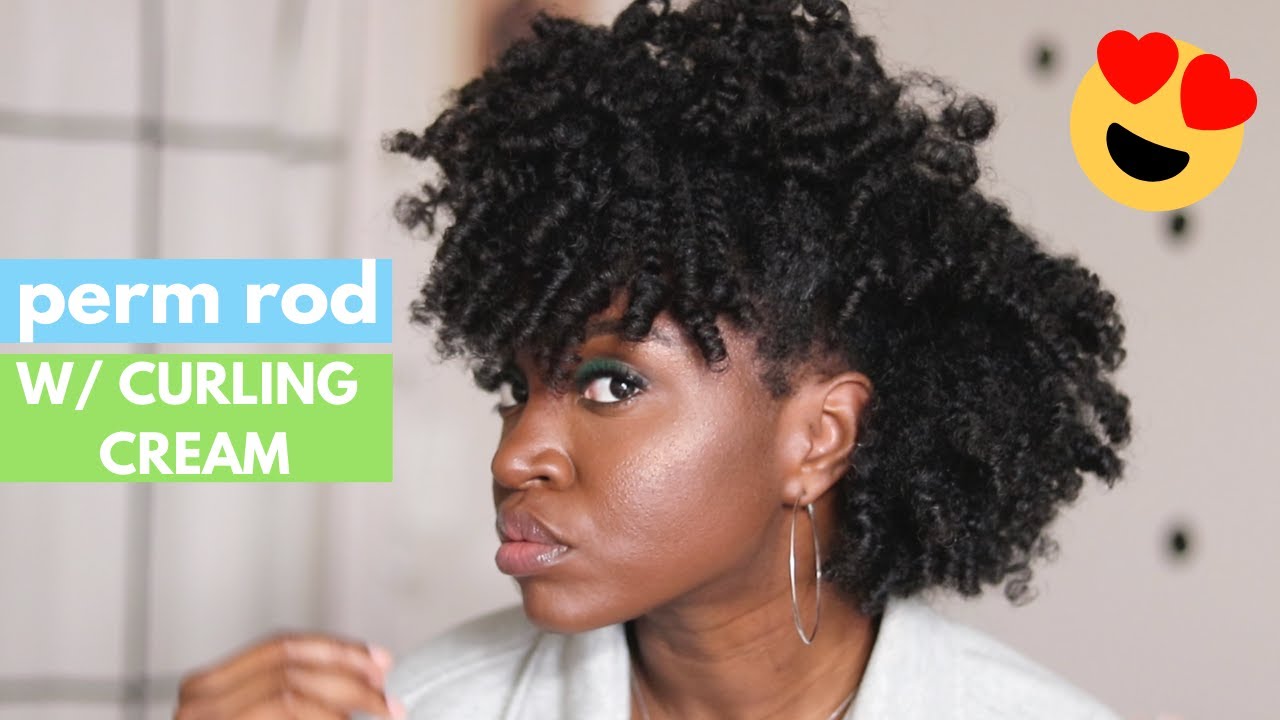 Perm Rod Set Using a Curling Cream | Sky Organics Curl Care Collection