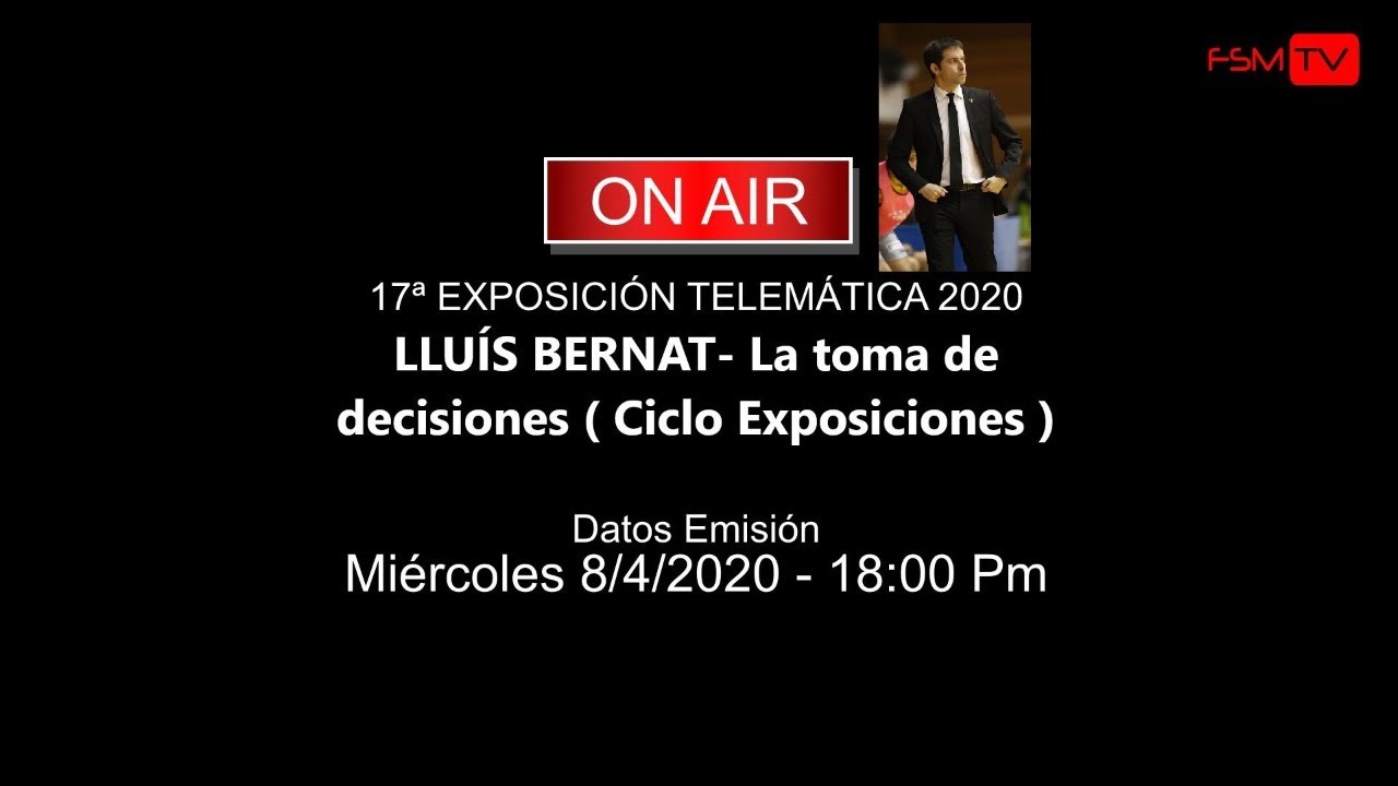 17ª EXPOSICIÓN TELEMÁTICA . LLUÍS BERNAT (8/4/2020) 18.00 h