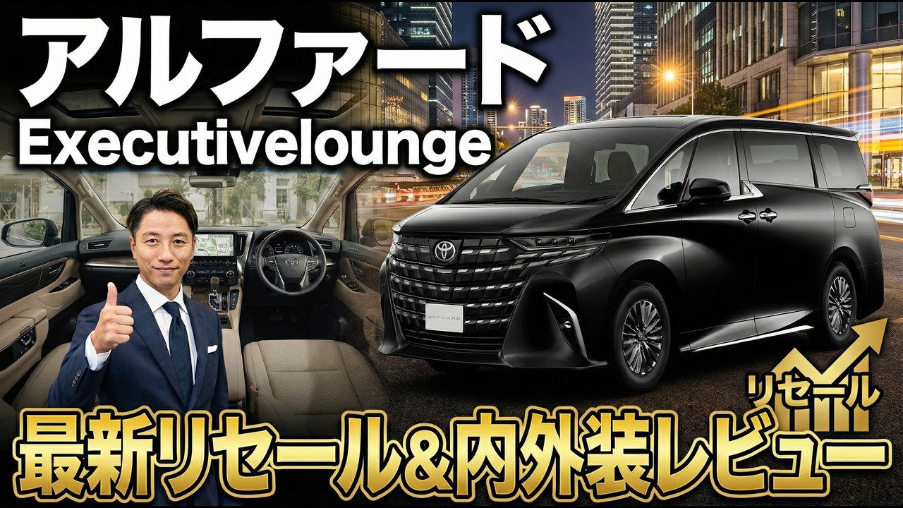 アルファードExecutivelounge最新リセール＆内外装レビュー