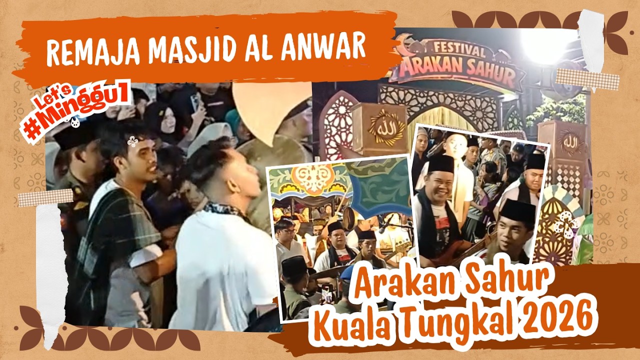 Viral ! Arakan Sahur Kuala Tungkal 2026 | Masjid Al Anwar #festival #arakansahur #kualatungkal