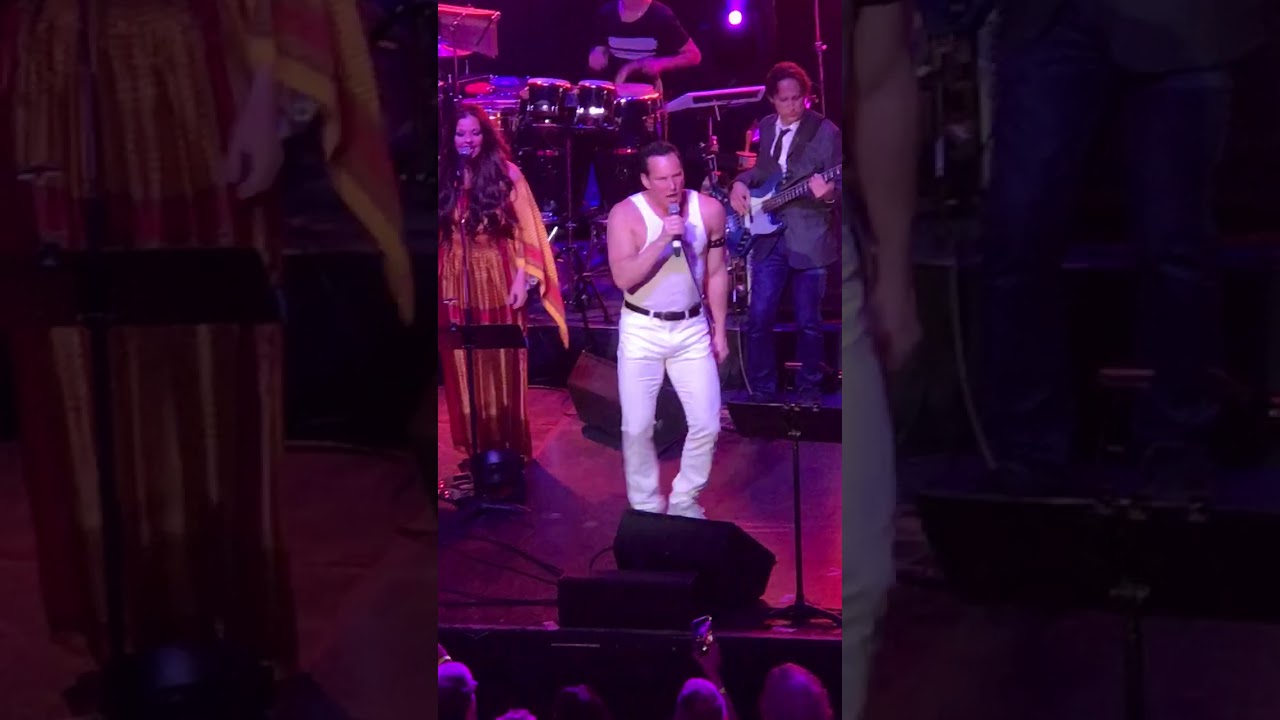 Patrick Wilson channels Freddie Mercury