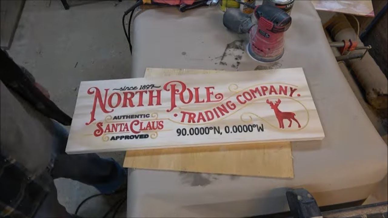 The North Pole (CNC Christmas Decor)