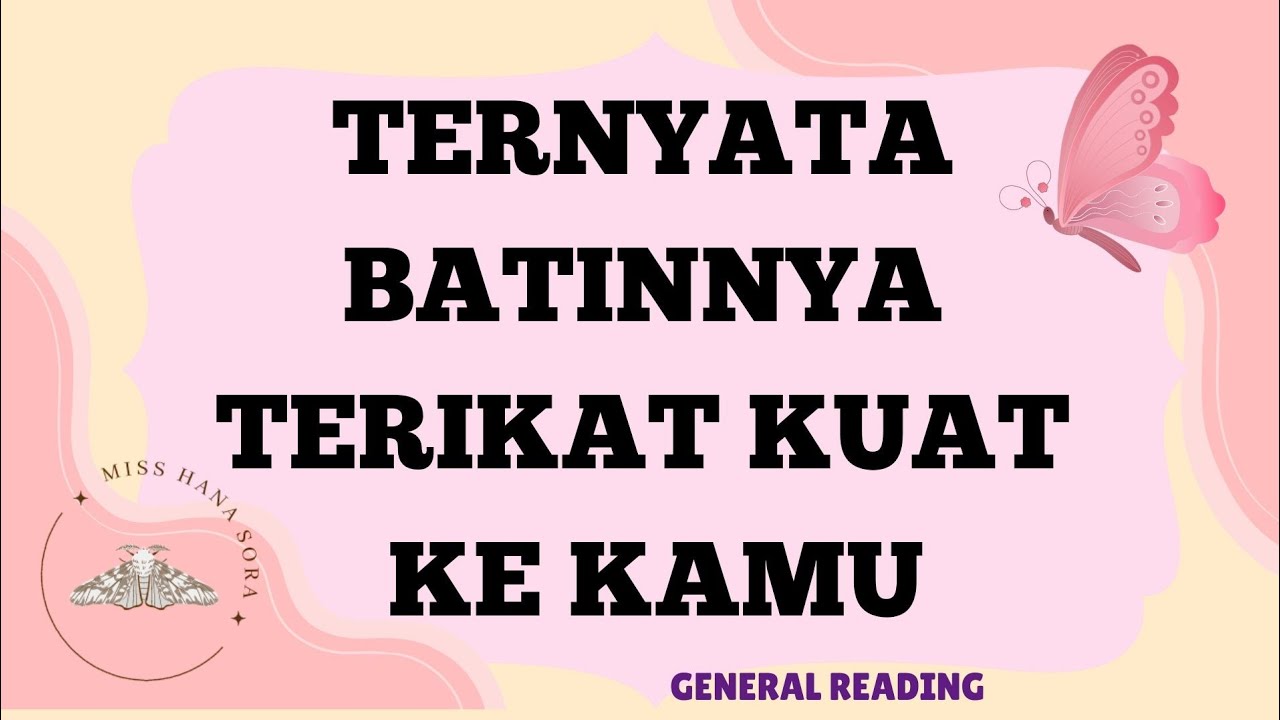 BATINNYA TERIKAT KUAT KE KAMU