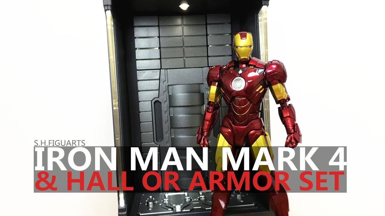 S.H.Figuarts Iron Man Mark 4 & Hall of Armor Set (Unbox&Review)