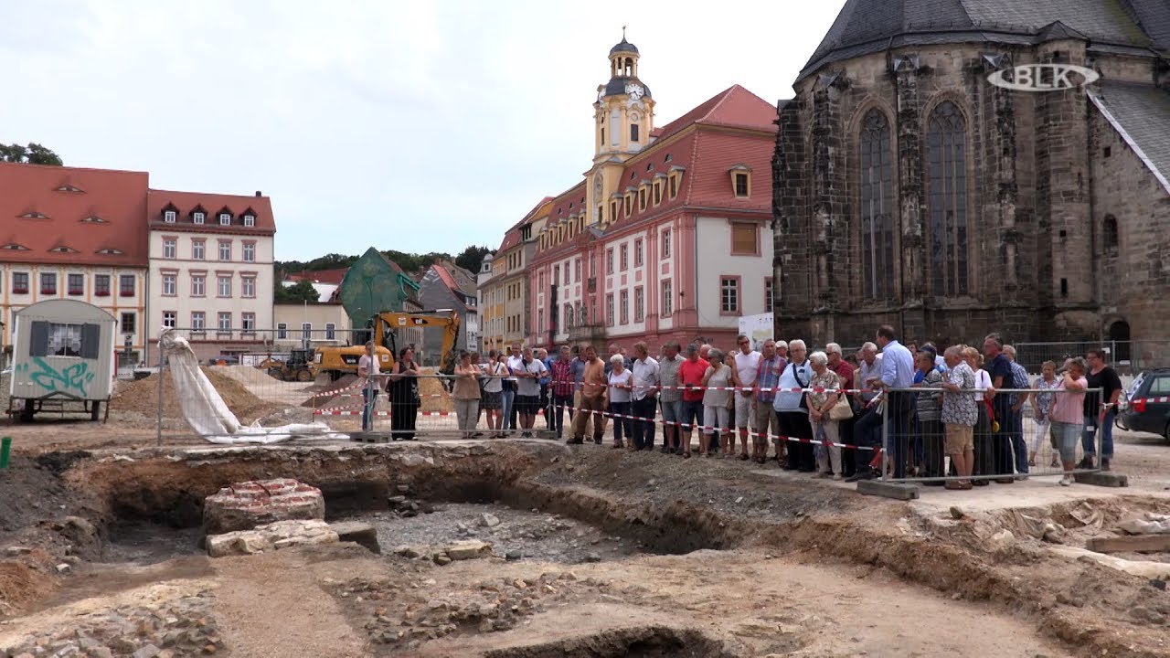 Ausgrabungen Weißenfelser Markt Dr  Matthias Becker Landesamt für Denkmalpflege und Archä