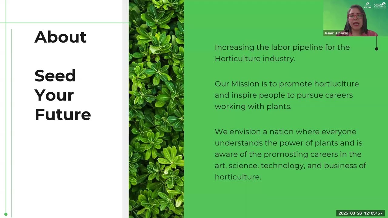 Seed Your Future: Cultivating Careers in Horticulture