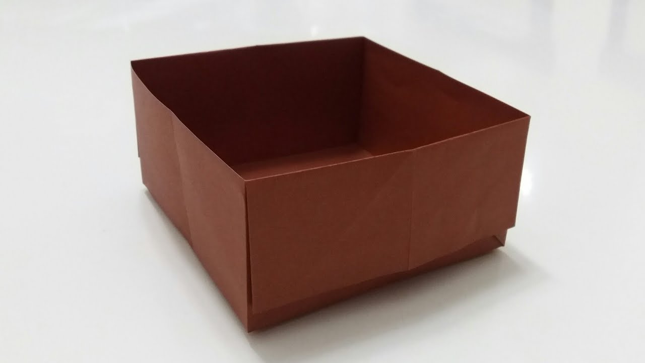 caixa de papel -  #origami #boxpaper #caixadepapel