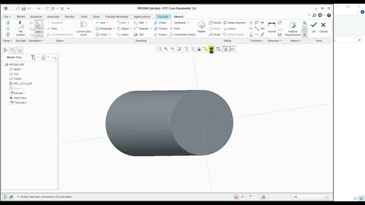 flange coupling 3D -shaft