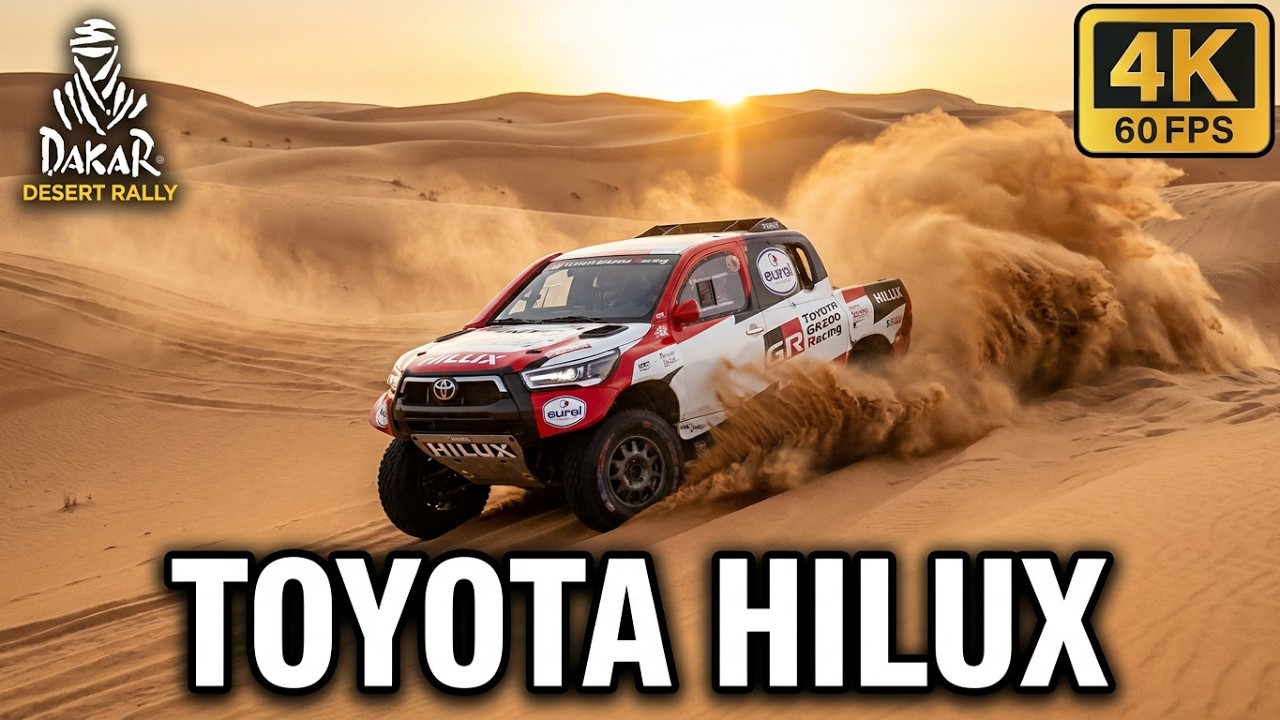 Dakar Desert Rally 🏁 Toyota Hilux Gazoo Racing - AL ARTAWIYAH TOUR RALLY - [ 4K Full Graphics ]