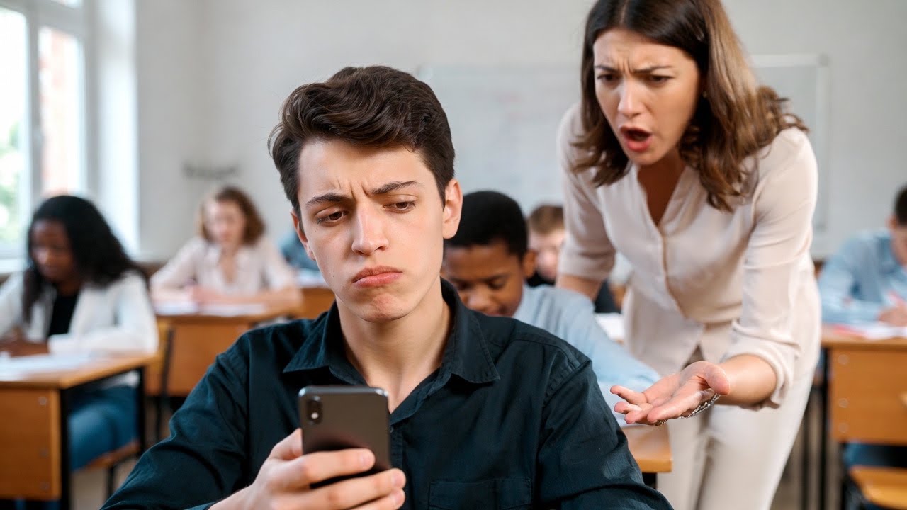 Tentou aplicar a LEI do celular. Professora Thalita nunca imaginou ESSA REAÇÃO