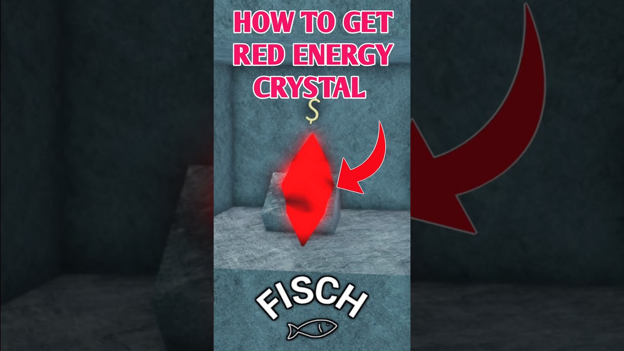How To Get Red Energy Crystal In Fisch | Roblox  #Fisch #roblox  #shorts
