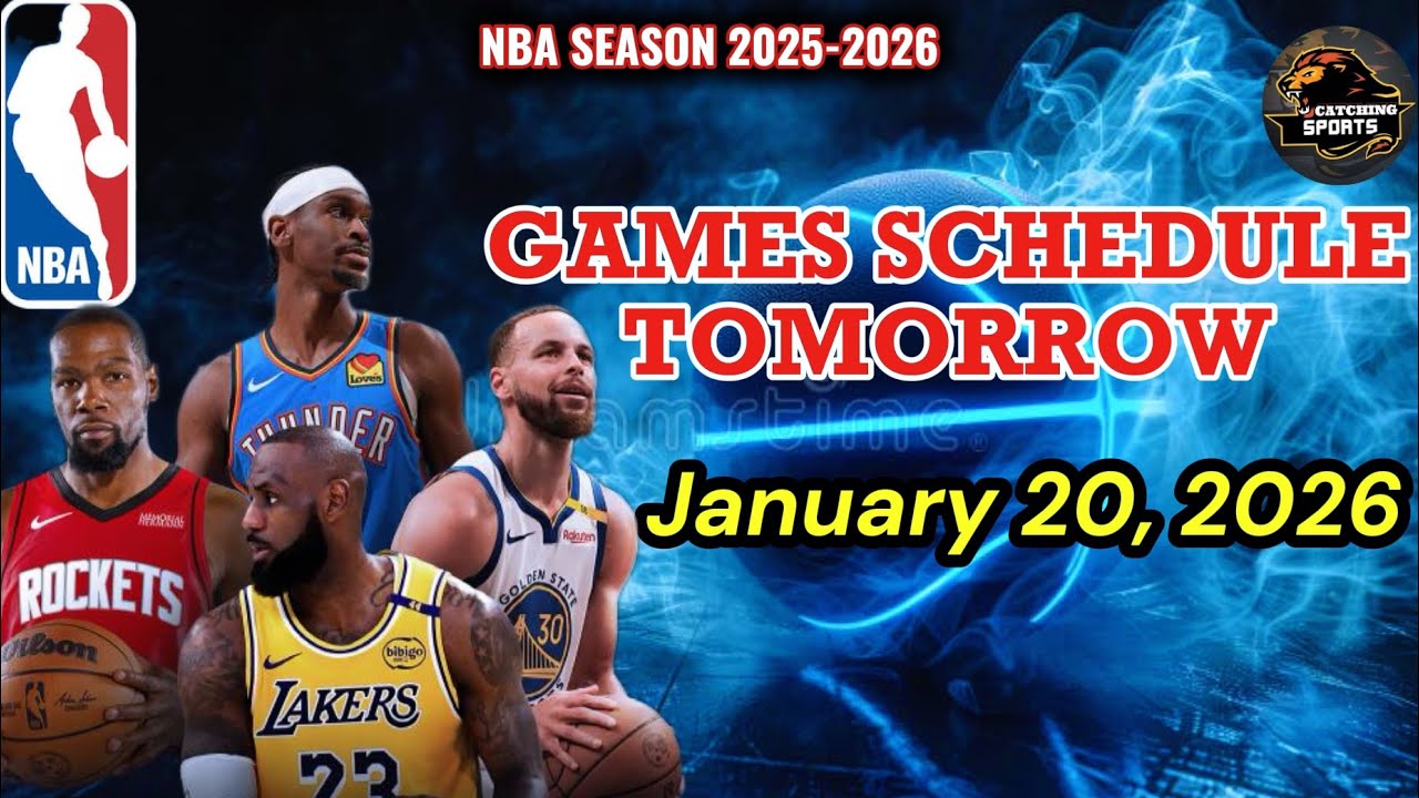 NBA GAMES SCHEDULE TOMORROW JANUARY 20, 2026 | NBA SEASON 2025-2026