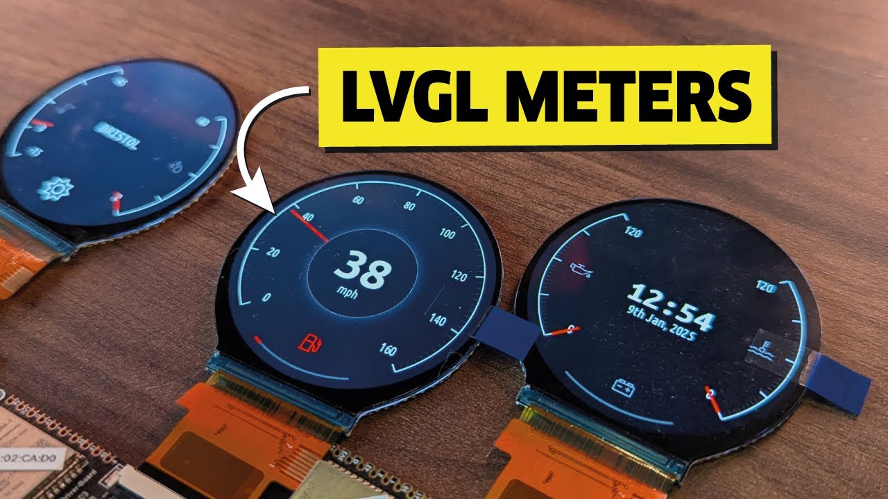 How to Build Beautiful Gauges in LVGL Using Meters