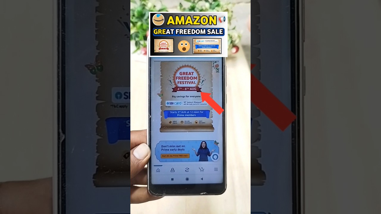 Amazon Great Freedom Festival Sale 2023 Sbi Card 10% Discount Offer on Amazon Sale 2023