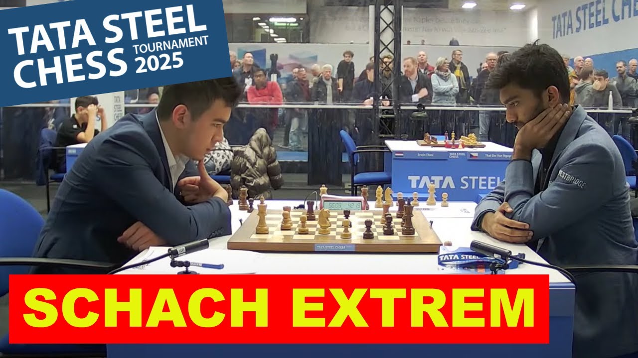 Diese Intensität ist einfach irre! | Abdusattorov vs Gukesh | Tata Steel Chess 2025 Runde 6