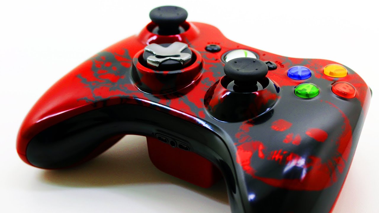 Gears of War 3 Controller Unboxing (Xbox 360)