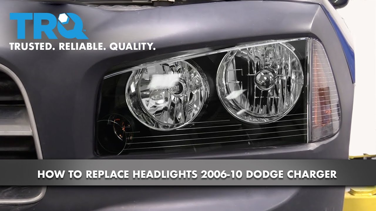 Как заменить фары в сборе на Dodge Charger 06-10