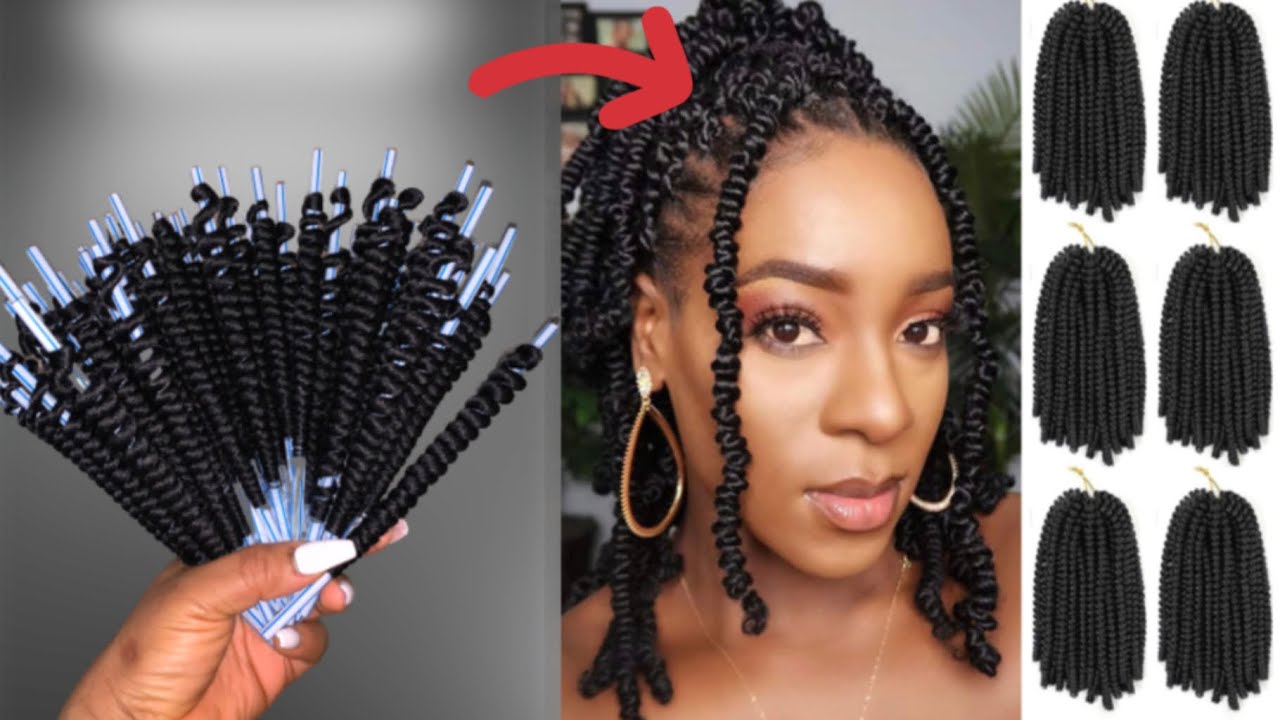 EASIEST DIY SPRING TWIST Using Expression Braid Extension