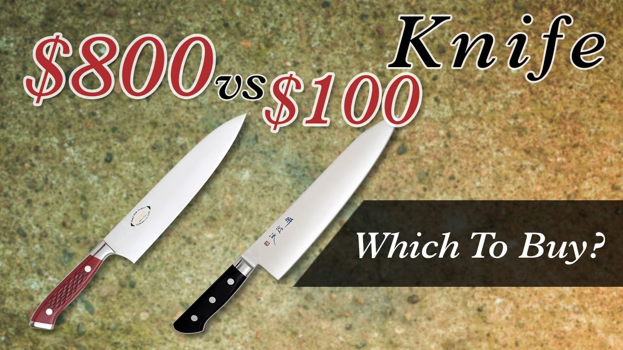 $800 Knife Vs $100 Knife - Which To Buy?