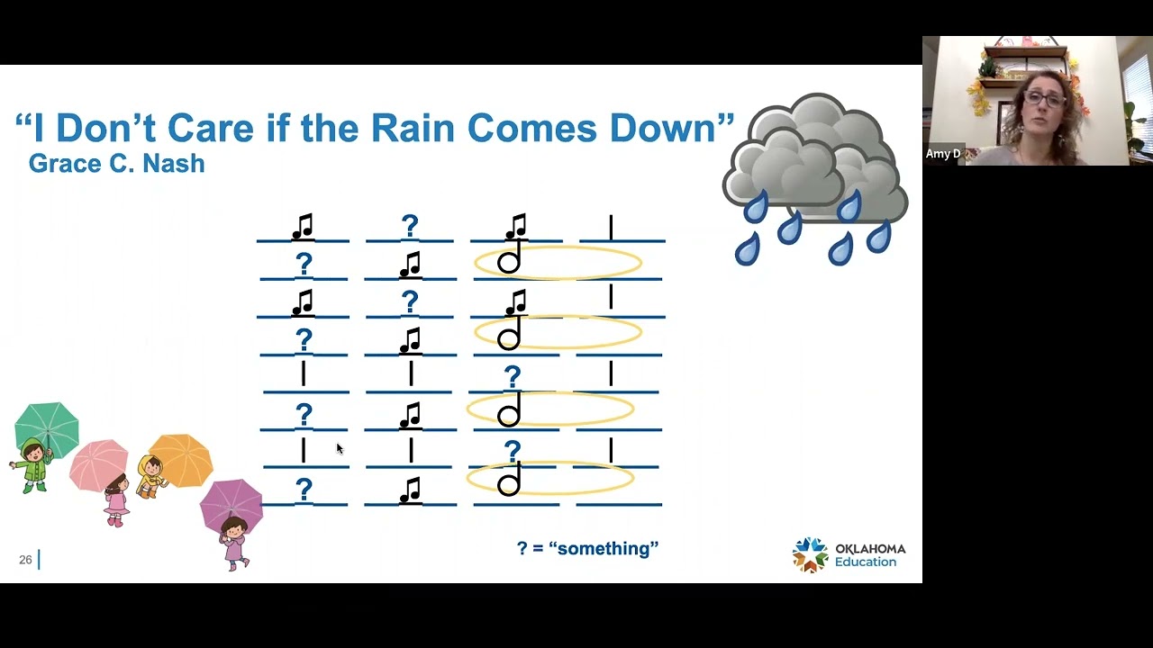 Learning Multiple Ideas & Skills from One Great Song, Five Minute PD, Amy Deaton