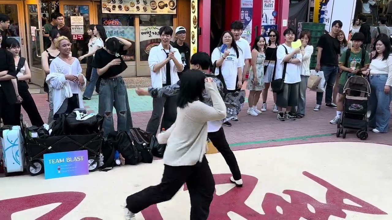 HONGDAE K-POP BUSKING - [노크 Knock￼] 네스티네스티 Nasty Nasty