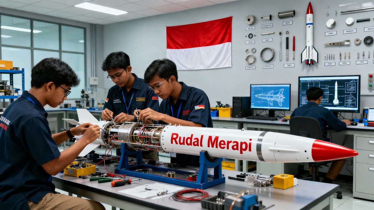 Teknologi Rahasia dari Kampus! Inilah Rudal Merapi yang Bikin Heboh Dunia Militer!