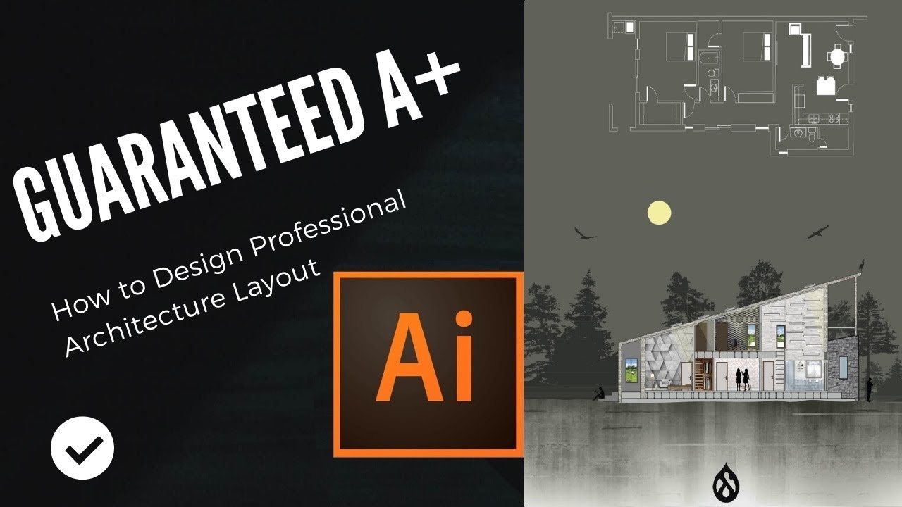 Architecture Layout Presentation - Architecture Illustration Guaranteed A+