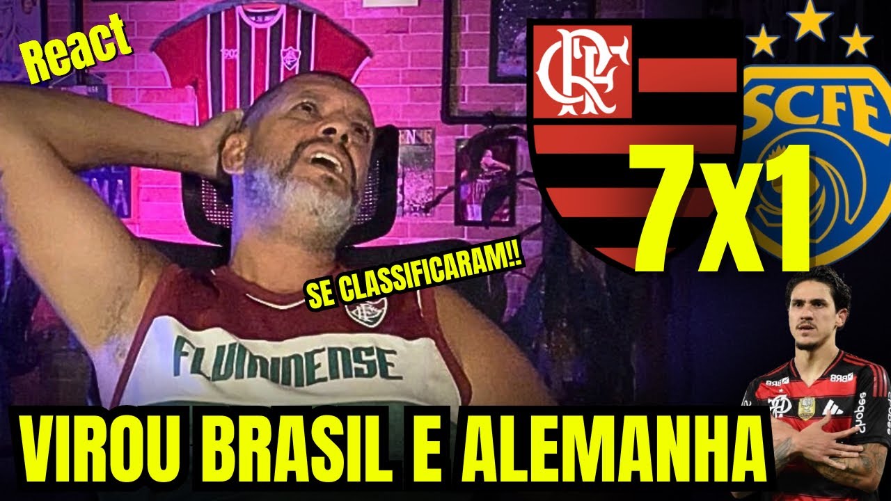 React melhores momentos Flamengo 7x1 Sampaio Correa | Agiram nas sombras e classificaram!