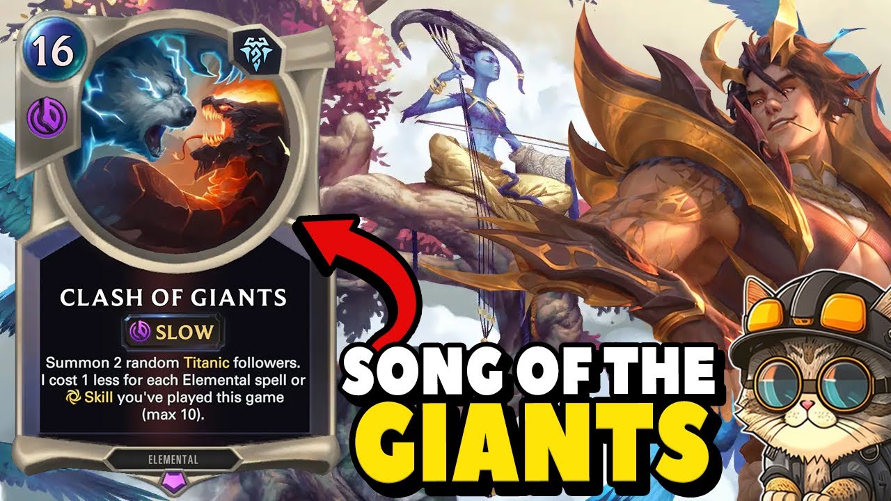 Serene Sky Singer - Song of the Giants ft. Karma & Sett (Legends of Runeterra Gameplay)