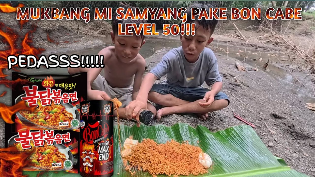 MUKBANG MIE SAMYANG PAKE BON CABE LEVEL 50!! | PEDASNYA GA ADA LAWAN!!!!