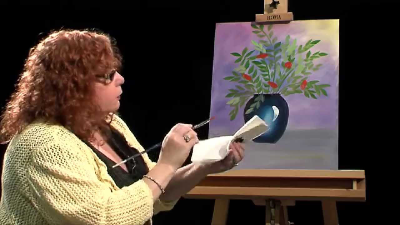 Lucy's Big Beautiful World of Painting - Vase and Flowers