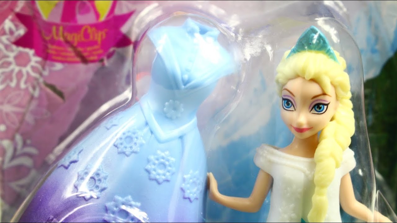 Magiclip Elsa Doll /  Кукла Эльза - Disney Princess - Mattel - Y9969 Y9971 - Recenzja