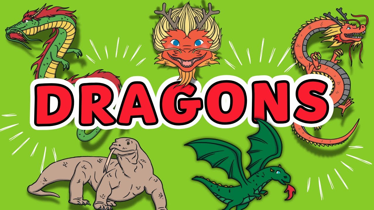 Dragons Explained for Kids | Real vs Mythical Dragons